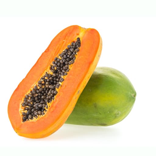 Organic Naturally Ripened Sweet Papaya Fruit